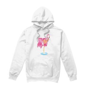 MTV Mens Flamingo Hoodie / White